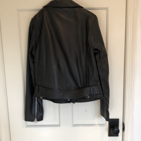NWT Madewell Leather Motorcycle Jacket - Picture 4 of 11